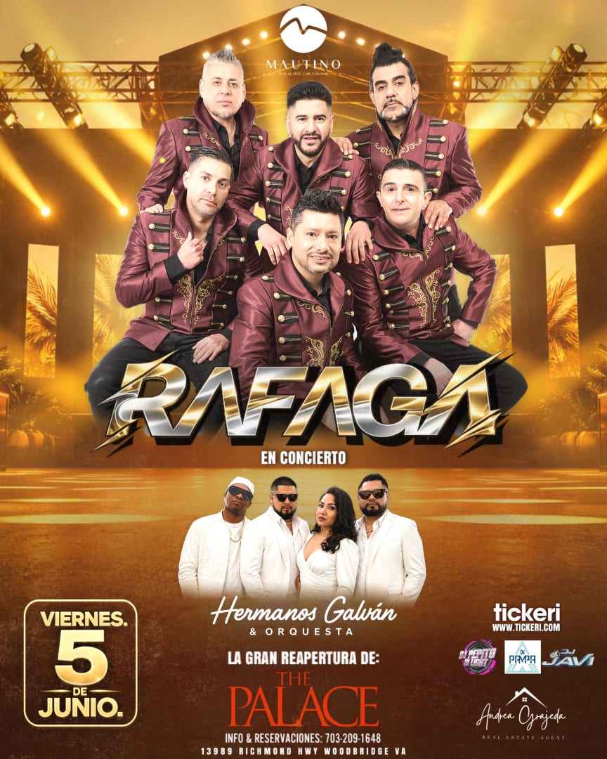Póster del concierto de Rafaga 35 Aniversario